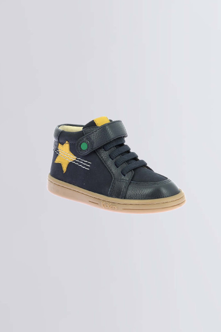 Tackstari navy ankle boots for boy - Kickers © Official website