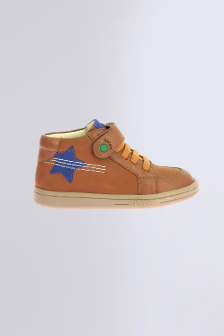 Tackstari camel ankle boots for boy - Kickers © Official website
