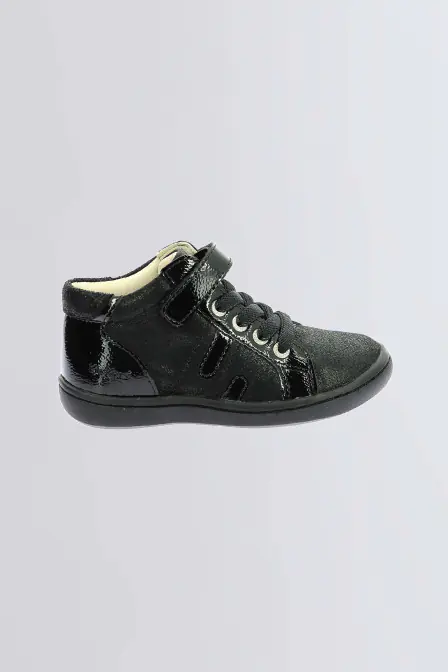 Kickpomid - Sneakers noires pour fille - Kickers © Site Officiel