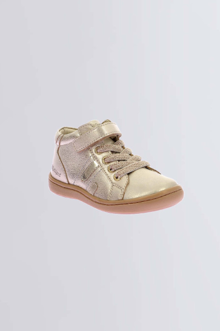 Kickpomid beige sneakers for girl - Kickers © Official website