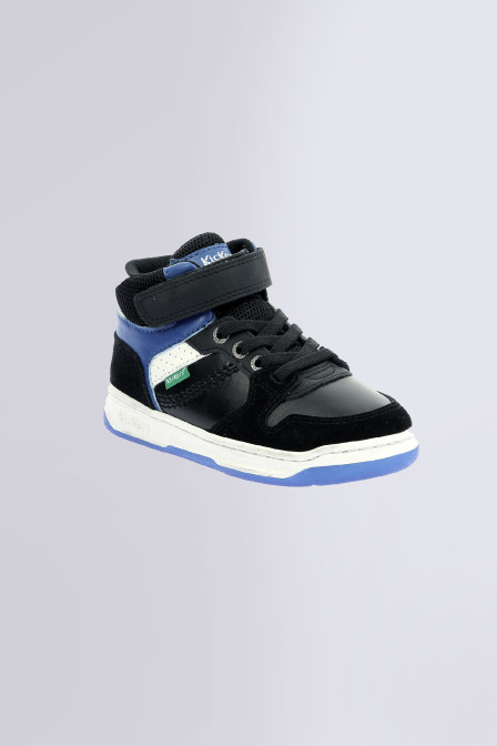 Kickado | Schwarze und blaue High-Top-Sneaker für Mädchen und Jungen | Kickers © Offizielle Webseite Kickado | Schwarze und blaue High-Top-Sneaker für Mädchen und Jungen | Kickers © Offizielle Webseite