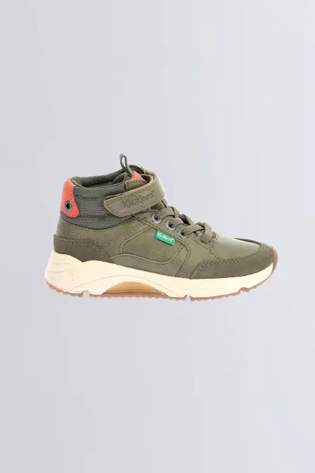 Runrun High - Sneakers kaki para niño - Kickers © Página oficial