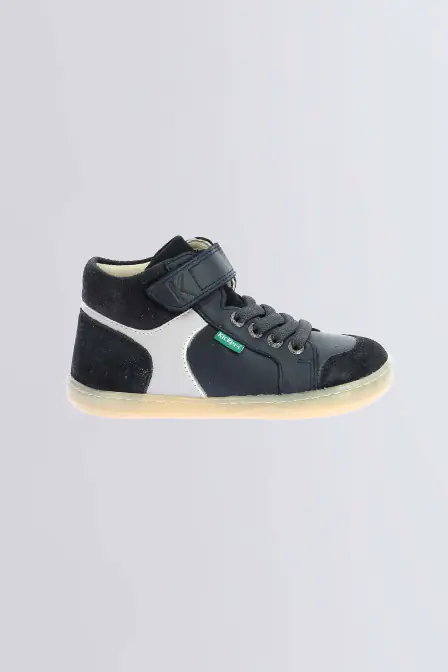 Kickbaryl - Sneakers hautes marine pour garçon - Kickers © Site Officiel