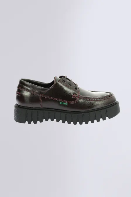 Kick Famy - Derbies bordeaux pour femme - Kickers © Site Officiel