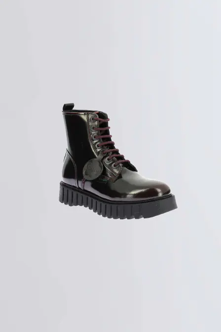 Kick Facet burgundy boots for woman - Kickers © Official website Kick Facet burgundy boots for woman - Kickers © Official website