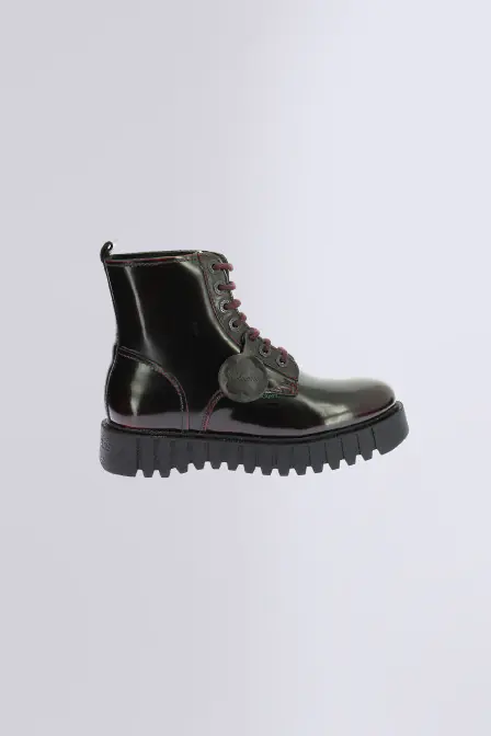 Kick Facet - Boots bordeaux pour femme - Kickers © Site Officiel