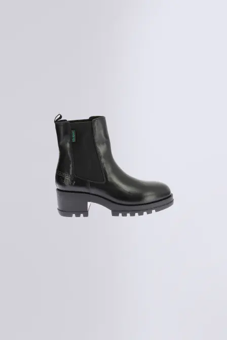 Kick Stretch black boots for woman - Kickers © Official website