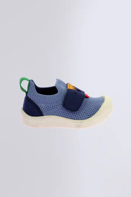 Kickratch | Chaussons bleu pour bébé | Kickers © Site Officiel