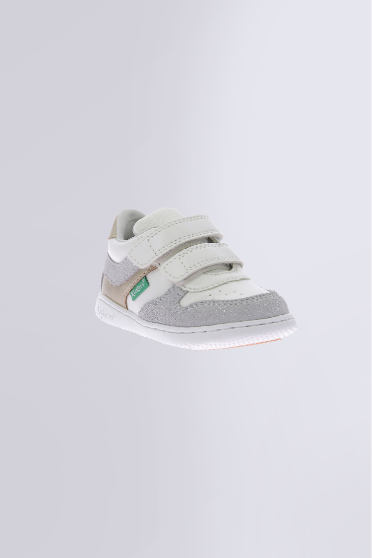 Kickmotion Blanc argent or Kickmotion Blanc argent or
