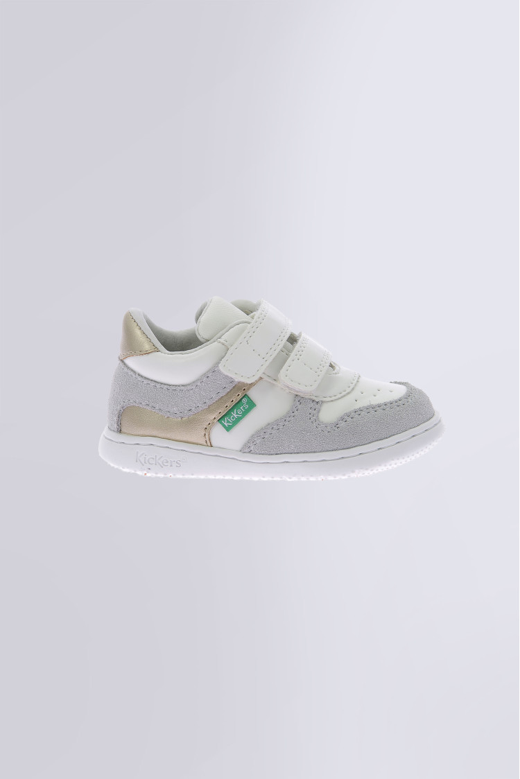 Kickmotion Blanc argent or Kickmotion Blanc argent or