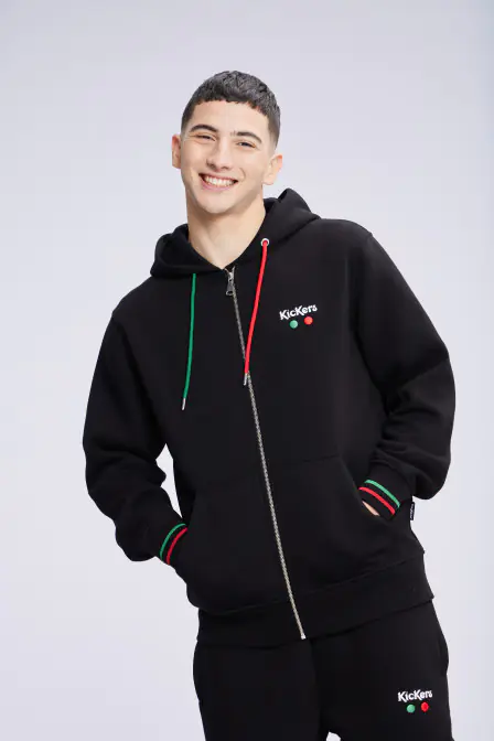 Kick Digger - Sweat à capuche noir pour homme - Kickers © Site Officiel