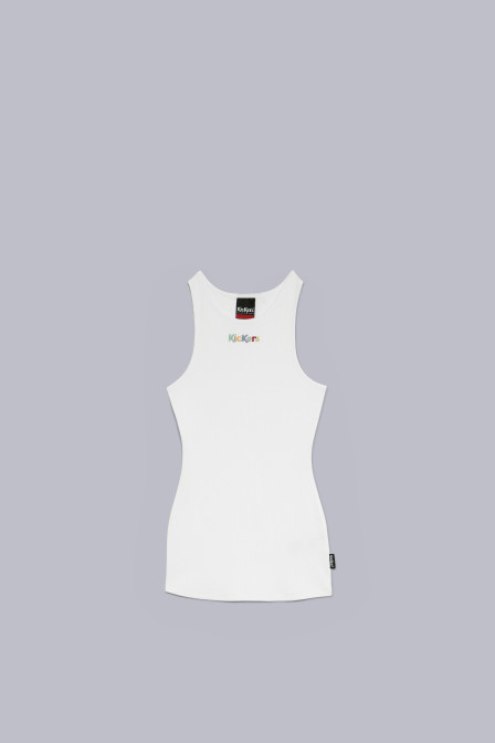 Kick Gim - Camiseta sin mangas blanca para mujer - Kickers © Página oficial Kick Gim - Camiseta sin mangas blanca para mujer - Kickers © Página oficial