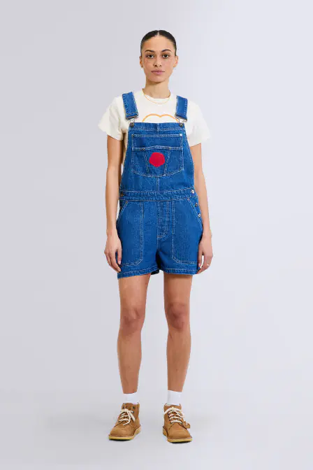 Kick Riz dark blue overalls for woman - Kickers © Official website