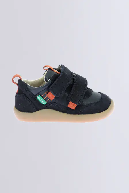 Kick Frapy - Baskets marine pour fille et garçon - Kickers © Site Officiel