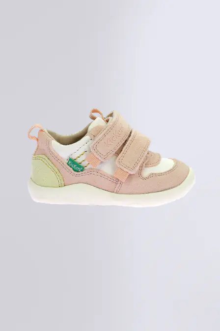 Kick Frapy - Baskets rose clair pour fille et garçon - Kickers © Site Officiel