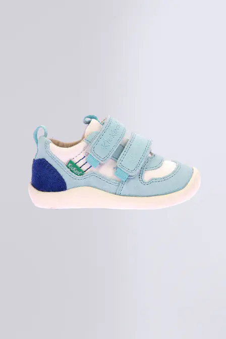 Kick Frapy - Baskets bleu clair pour fille et garçon - Kickers © Site Officiel