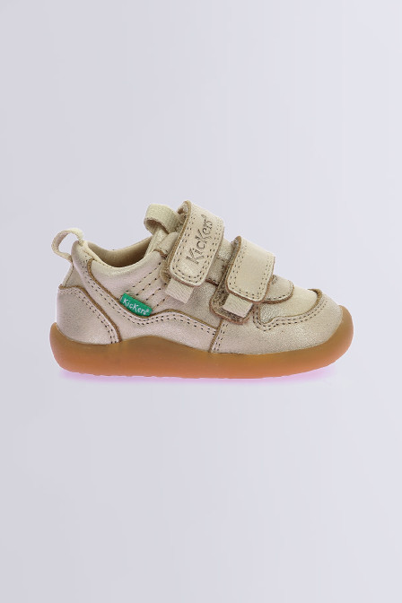 Kick Frapy | Baskets dorées pour fille | Kickers © Site Officiel