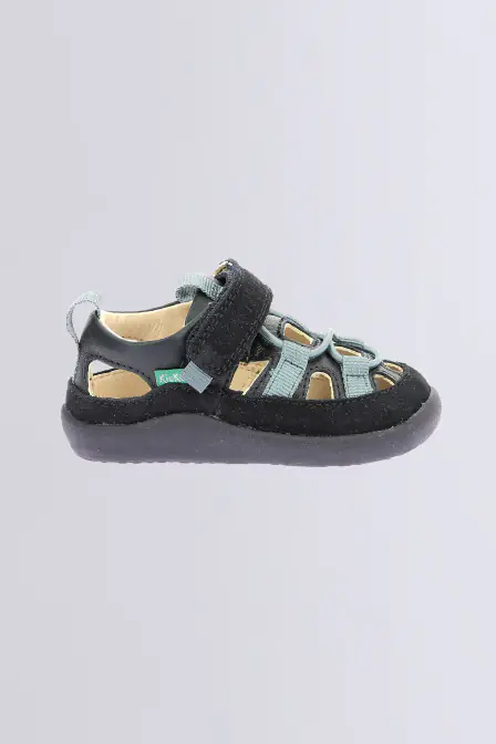 Kick Frony - Sandales marine pour fille et garçon - Kickers © Site Officiel