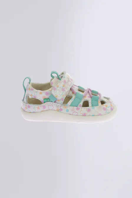 Kick Frony - Sandales blanches pour fille - Kickers © Site Officiel