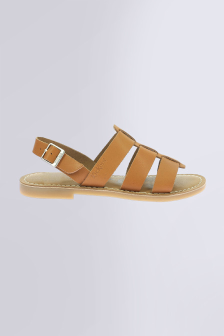 Kick Landor - Sandales camel pour femme - Kickers © Site Officiel