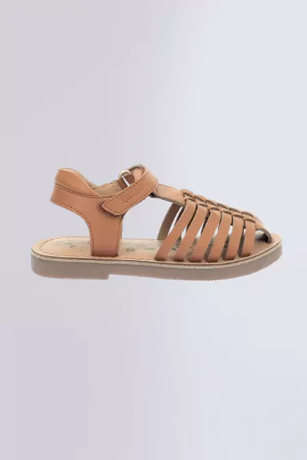 Kick Preklo - Sandales camel pour fille - Kickers © Site Officiel