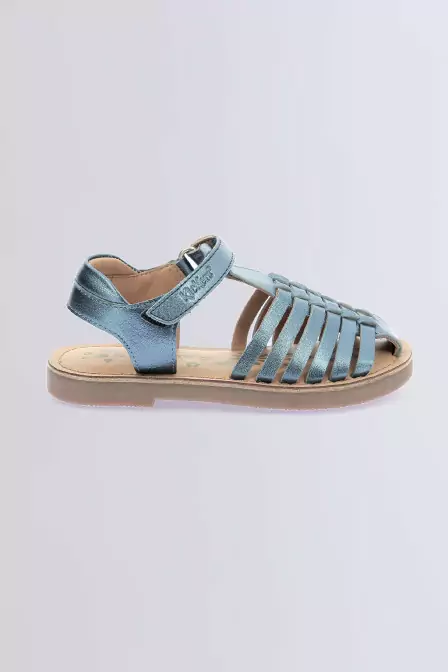 Kick Preklo - Sandales marine irisé pour fille - Kickers © Site Officiel
