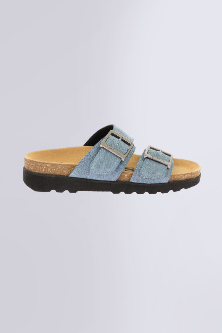Kick Lisa - Mules bleues pour femme - Kickers © Site Officiel