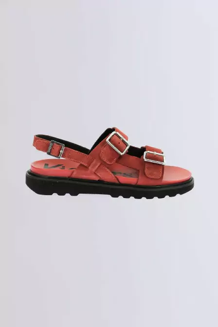 Neosummer - Sandales rouges pour femme - Kickers © Site Officiel