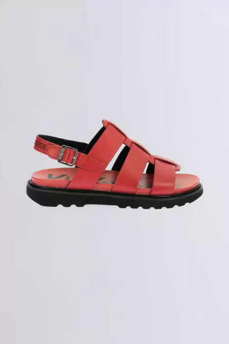 Neosinead - Sandales rouges pour femme - Kickers © Site Officiel