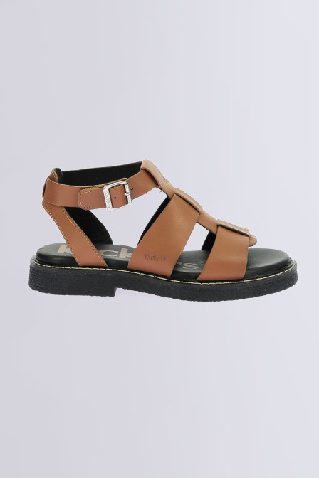 Kick Lila - Sandales camel pour femme - Kickers © Site Officiel