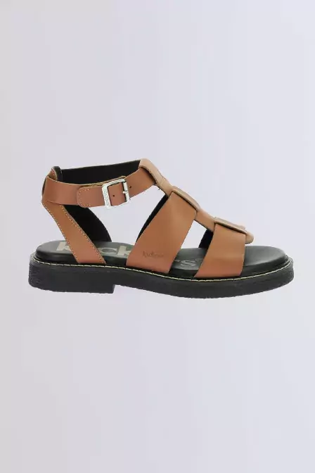 Kick Lila - Sandales camel pour femme - Kickers © Site Officiel