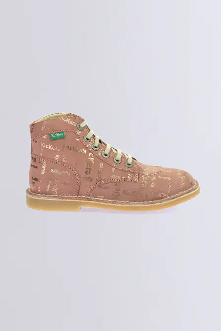 Kick Legend - Bottines rose pour femme - Kickers © Officiel
