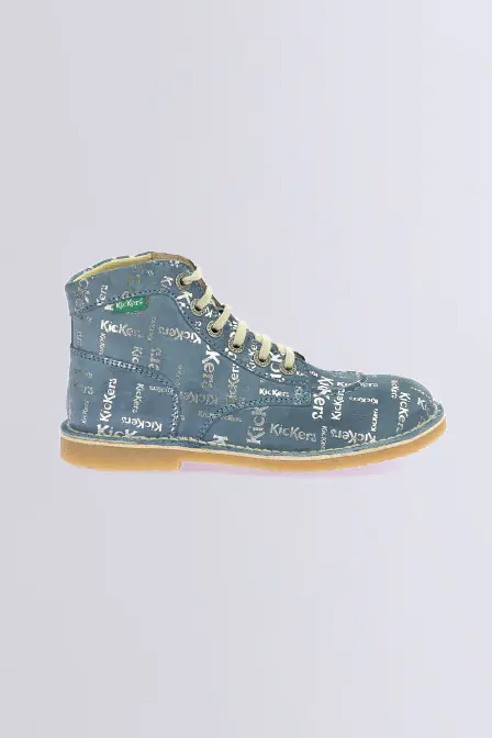 Kick Legend - Bottines bleues pour femme - Kickers © Officiel