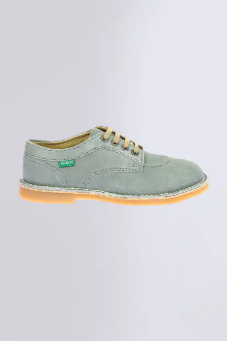 Kick Karma - Derbies vert clair pour femme - Kickers © Site Officiel