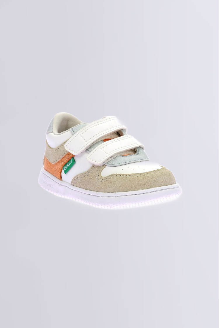 Kickmotion Blanc or bleu corail Kickmotion Blanc or bleu corail