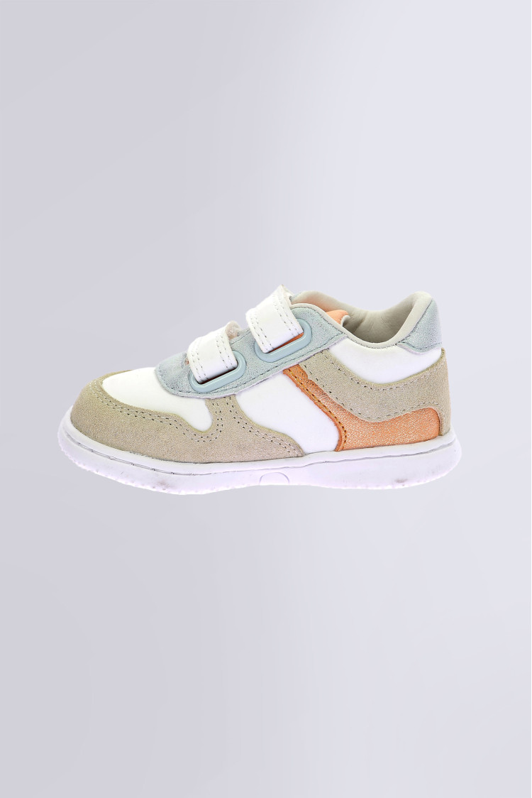 Kickmotion Blanc or bleu corail Kickmotion Blanc or bleu corail