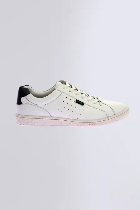 Kick Salem - Sneakers bianco sporco e navy da uomo - Kickers © Sito ufficiale