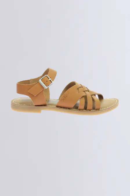 Kick Ladora - Sandales camel pour femme - Kickers © Site Officiel
