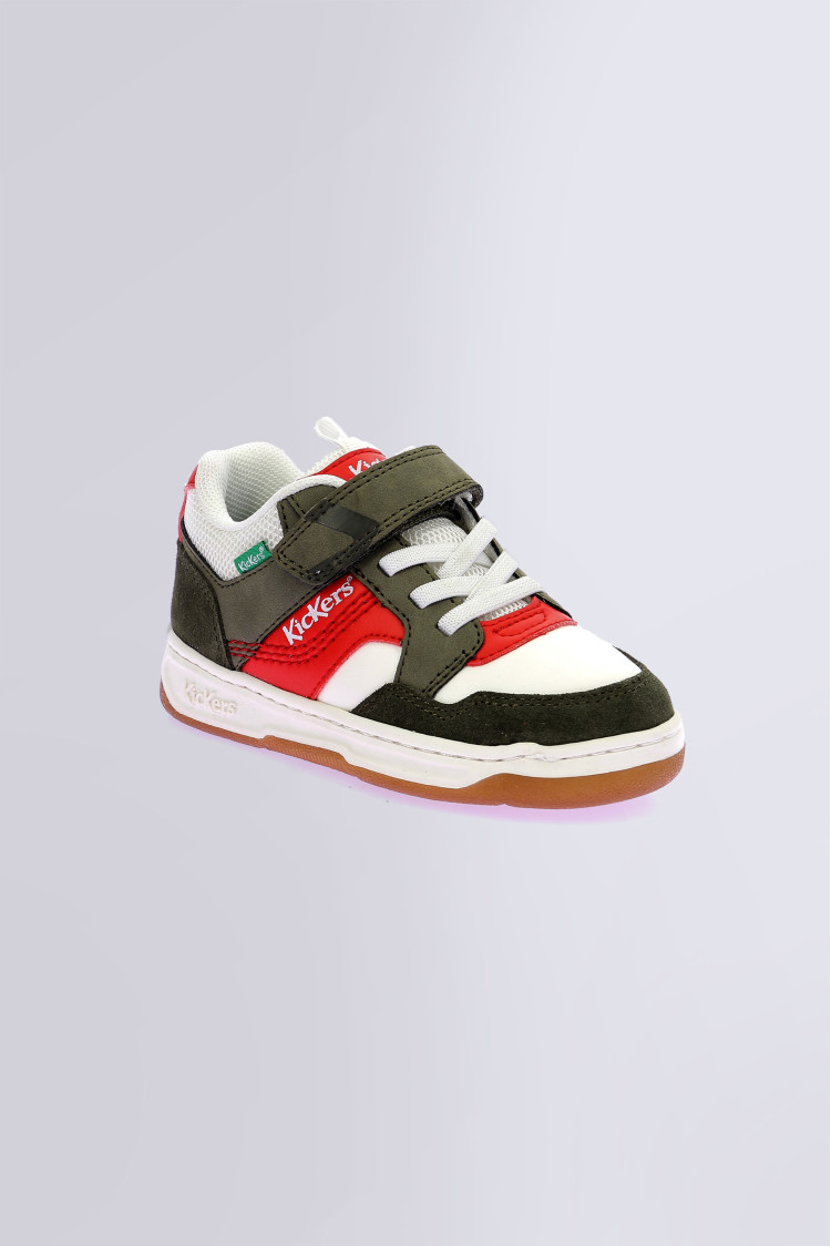 Kickarting Blanc kaki rouge