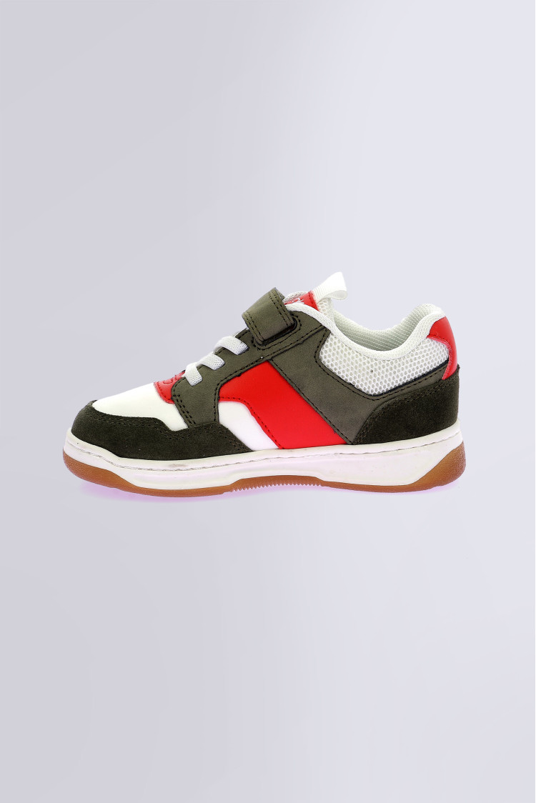 Kickarting Blanc kaki rouge Kickarting Blanc kaki rouge