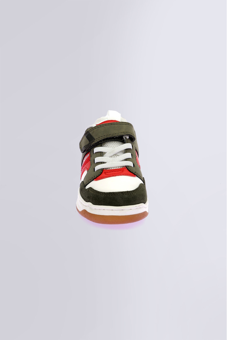Kickarting Blanc kaki rouge Kickarting Blanc kaki rouge