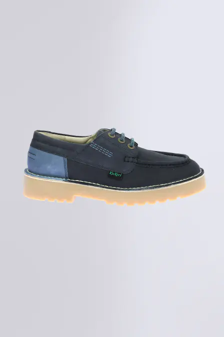 Daltrey Boat - Chaussures bateau bleu foncé pour homme - Kickers © Site Officiel