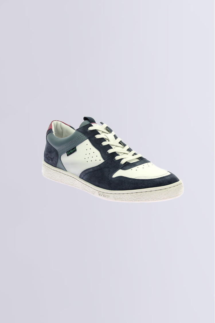 Kick sackers Marine blanc casse rouge