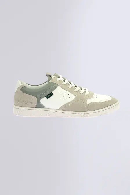 Kick Sackers - Baskets beige, blanc cassé et kaki pour homme - Kickers © Site Officiel