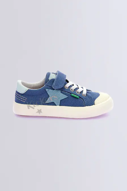 Kickgoldi - Baskets bleues pour garçon - Kickers © Site Officiel