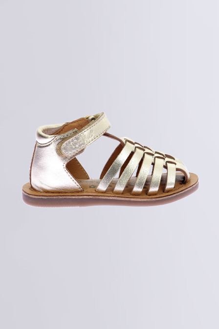 Kick Dilola - Sandales or pour fille - Kickers © Site Officiel