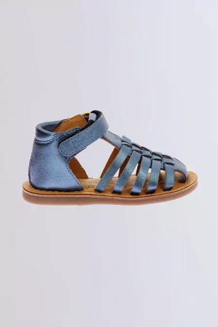 Kick Dilola - Sandales marine irisé pour fille - Kickers © Site Officiel