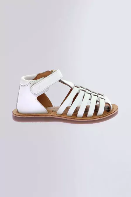 Kick Dilola - Sandales blanches pour fille - Kickers © Site Officiel