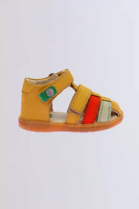 Kick Pod | Sandales jaunes pour bébé | Kickers © Site Officiel