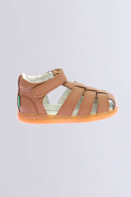 Kick Flo - Sandales camel pour fille et garçon - Kickers © Site Officiel